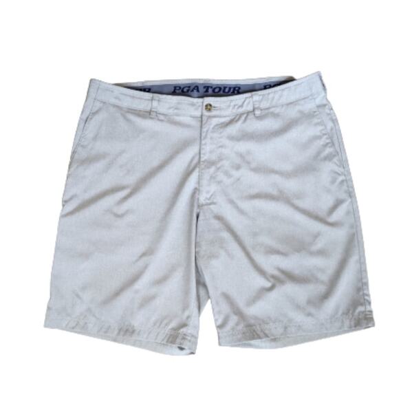 PGA Tour Men's Flat Front Shorts 40 - Picture 1 of 6